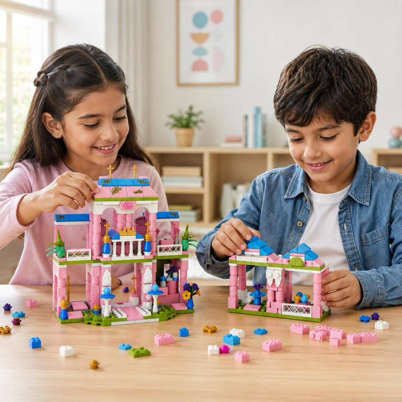 Apex 4-in-1 Crown Castle Building Blocks Set (383 pcs)