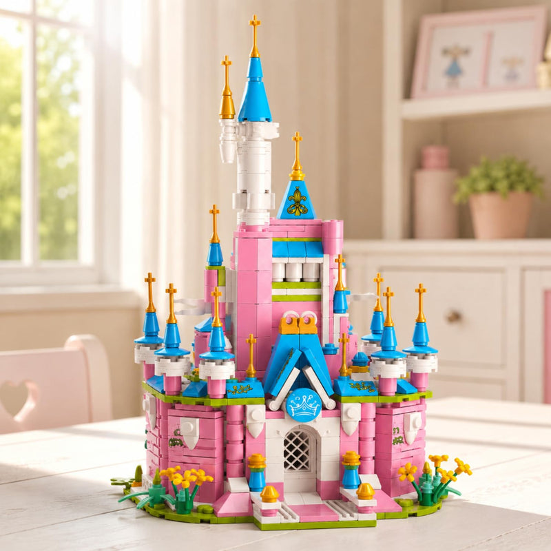 Apex 8-in-1 Twilight Palace Castle Building Blocks Set (793pcs)