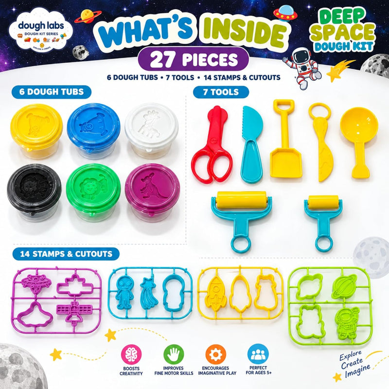 Apex Dough Labs Deep Space Play Dough Kit