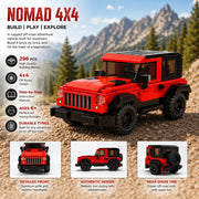Apex Gripz Grid Car Building Blocks Set -Nomad 4*4(296 pcs)