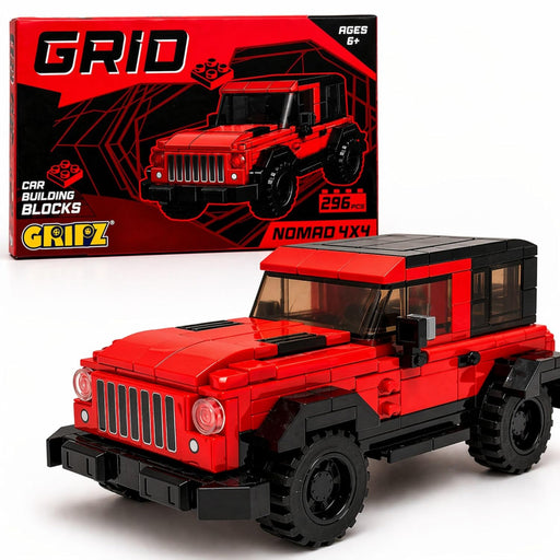 Apex Gripz Grid Car Building Blocks Set -Nomad 4*4(296 pcs)