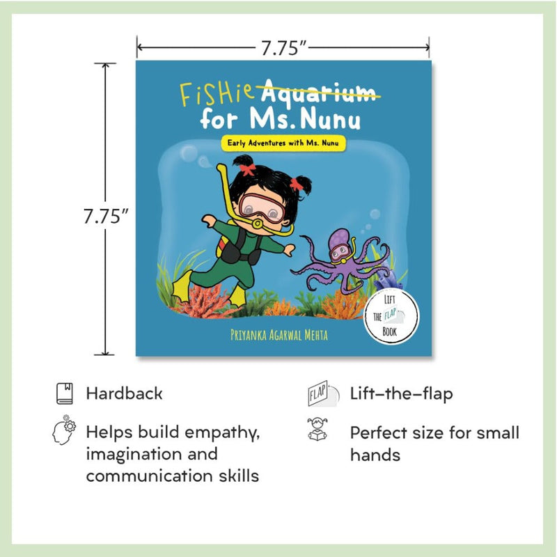 Aquarium For Ms. Nunu-Board Book-Sam And Mi-Toycra