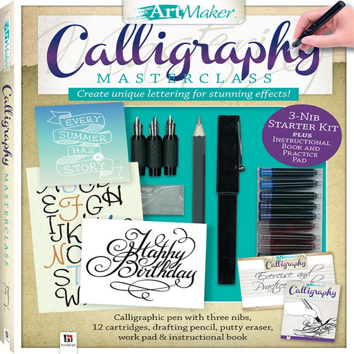 Art Maker Calligraphy Masterclass Kit-Arts & Crafts-RBC-Toycra