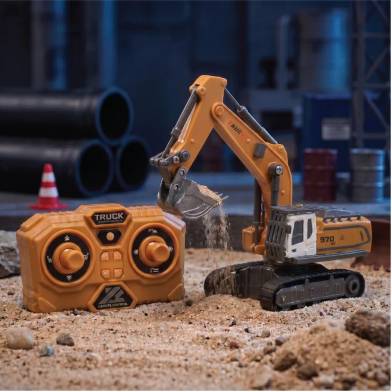 L.O.T Cars Rift - 1:64 Scale Tabletop RC Excavator
