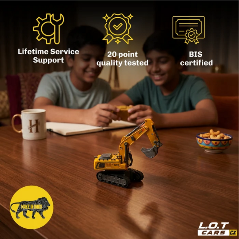 L.O.T Cars Rift - 1:64 Scale Tabletop RC Excavator