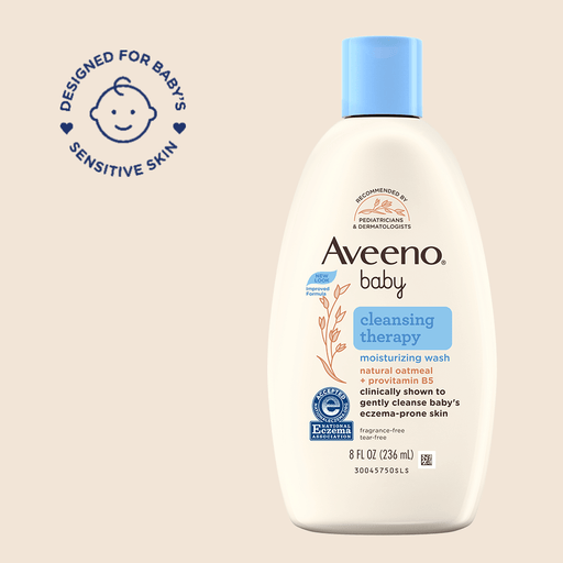 Aveeno Baby Cleansing Therapy Moisturizing Wash - 236ml-Skin Care-Aveeno-Toycra