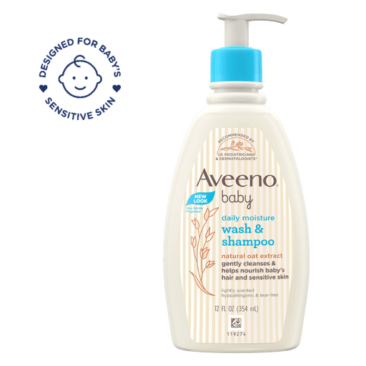 Aveeno Baby Daily Moisture Wash & Shampoo-Skin Care-Aveeno-Toycra