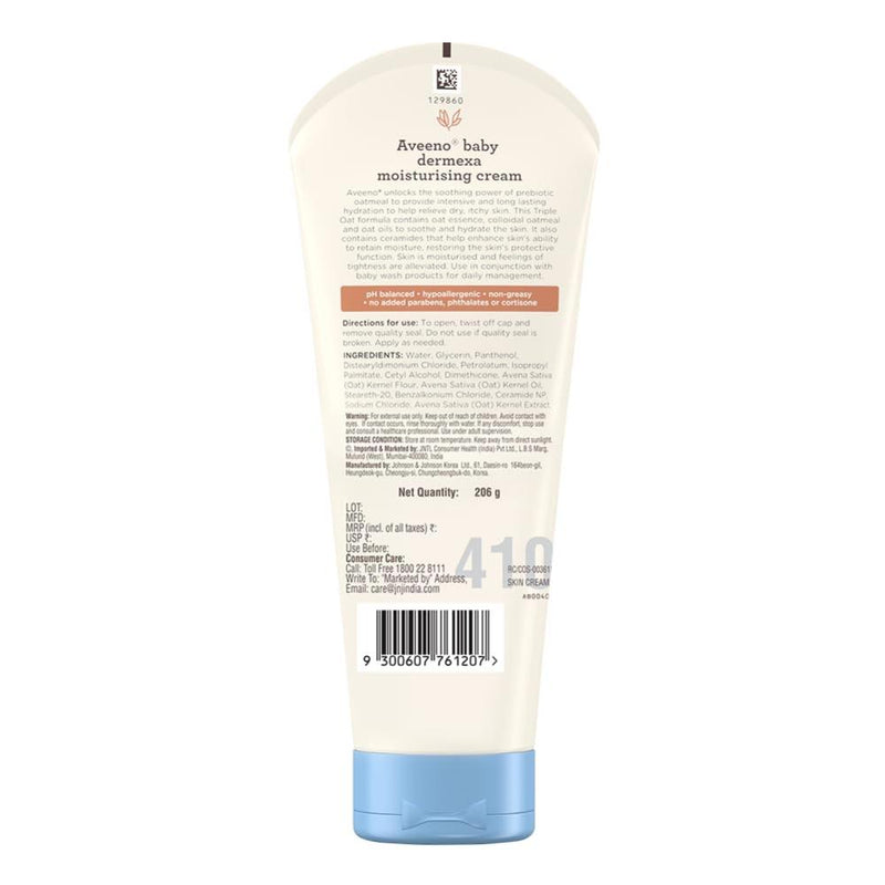 Aveeno Baby Dermexa Moisturizing Cream 206g