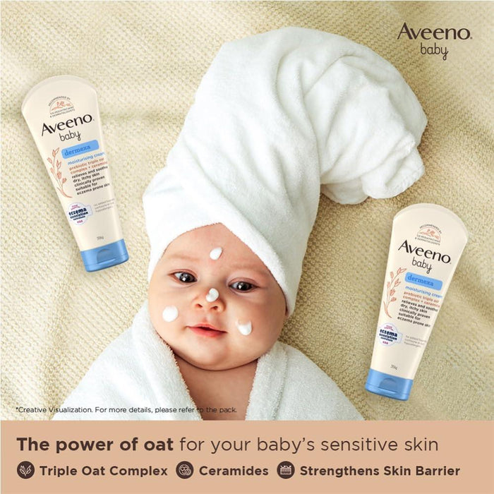 Aveeno Baby Dermexa Moisturizing Cream 206g-Skin Care-Aveeno-Toycra