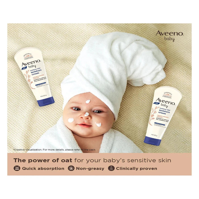 Aveeno Baby Soothing Relief Moisture Cream 227g-Skin Care-Aveeno-Toycra