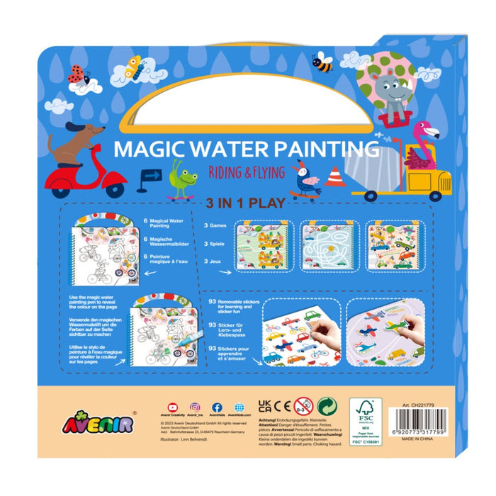 Avenir 3 In 1 Magic Water Painting-Arts & Crafts-Avenir-Toycra