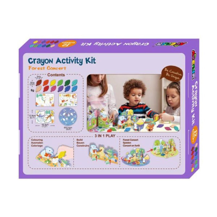 Avenir Crayon Activity Kit-Arts & Crafts-Avenir-Toycra