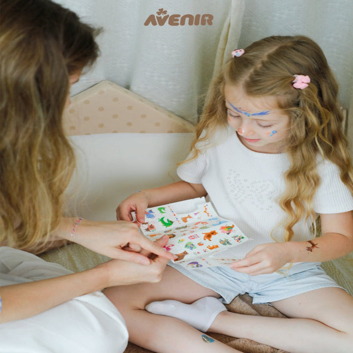 Avenir Face Stickers and Tattoos - Animal-Arts & Crafts-Avenir-Toycra