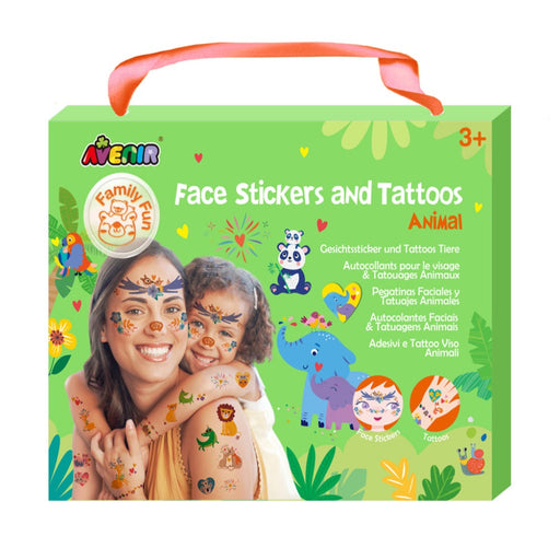 Avenir Face Stickers and Tattoos - Animal-Arts & Crafts-Avenir-Toycra