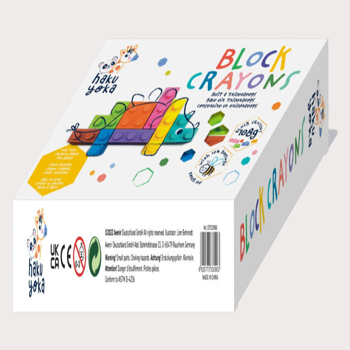 Avenir Haku Yoka Block Crayons-Arts & Crafts-Avenir-Toycra