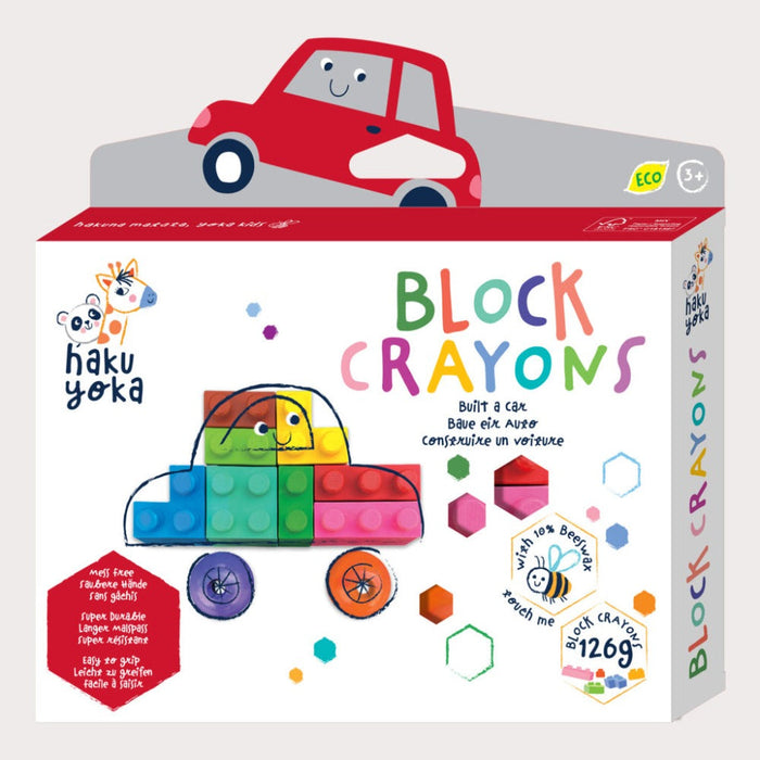 Avenir Haku Yoka Block Crayons-Arts & Crafts-Avenir-Toycra