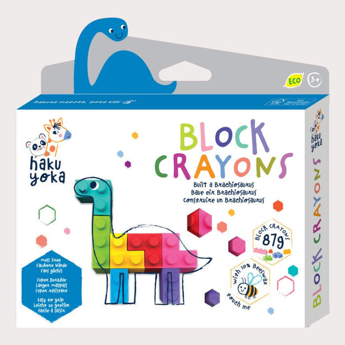 Avenir Haku Yoka Block Crayons-Arts & Crafts-Avenir-Toycra