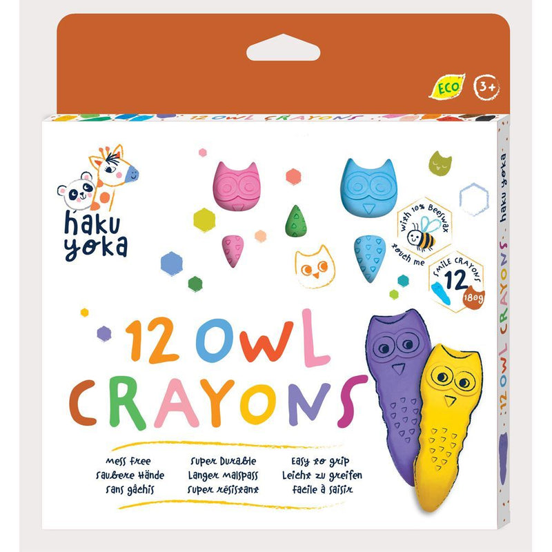Avenir Haku Yoka Crayons - 12 Colours