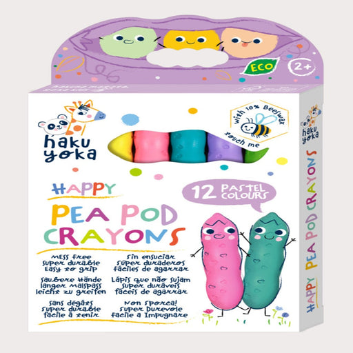 Avenir Happy Pea Pod Crayons-Arts & Crafts-Avenir-Toycra