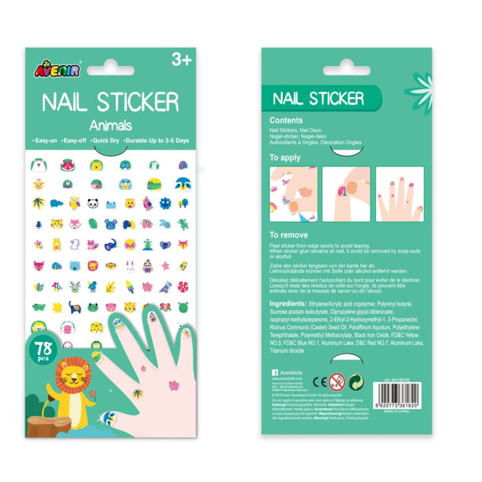 Avenir Nail Stickers Βig-Arts & Crafts-Avenir-Toycra