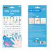 Avenir Nail Stickers Βig-Arts & Crafts-Avenir-Toycra