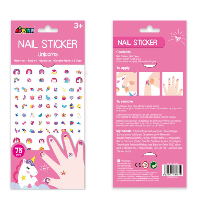 Avenir Nail Stickers Βig-Arts & Crafts-Avenir-Toycra