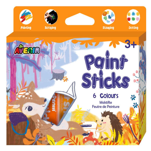 Avenir Paint Sticks - 6 Colors-Arts & Crafts-Avenir-Toycra