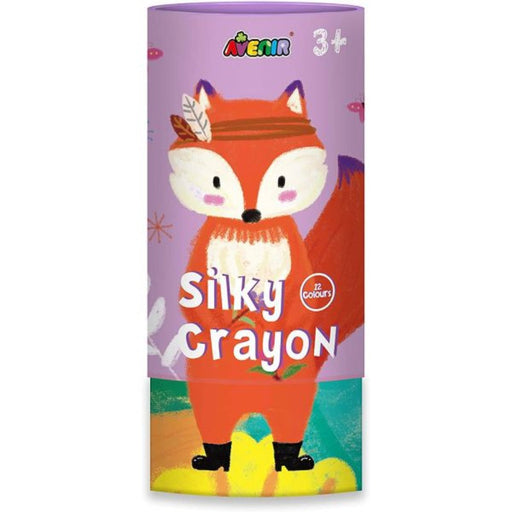 Avenir Silky Crayon -12 Colours-Arts & Crafts-Avenir-Toycra