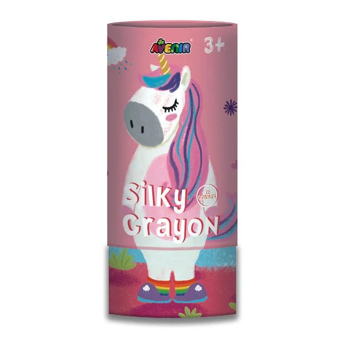 Avenir Silky Crayon -12 Colours-Arts & Crafts-Avenir-Toycra