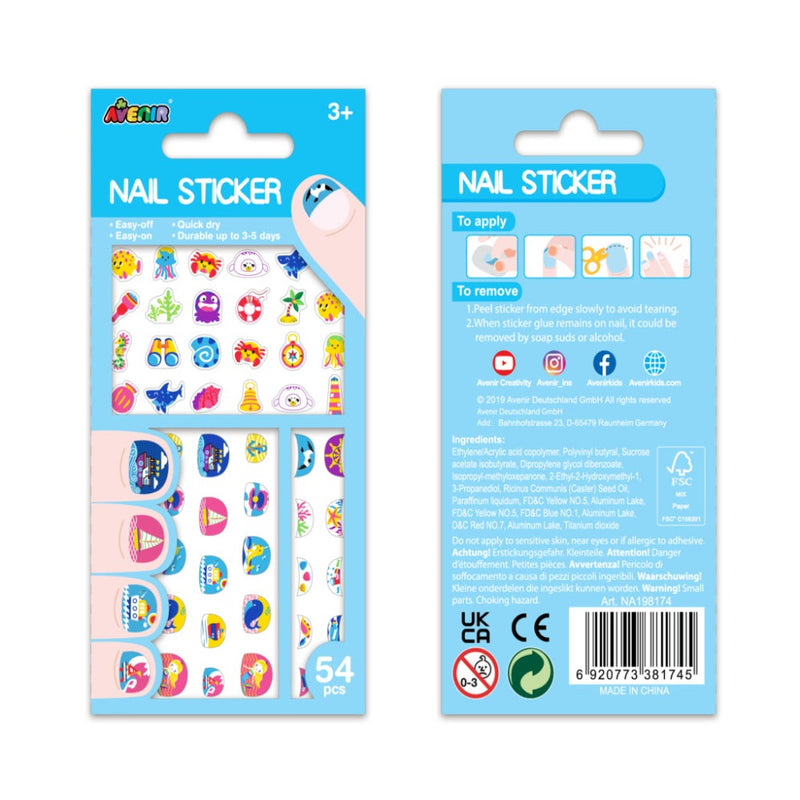 Avenir Small Nail Stickers