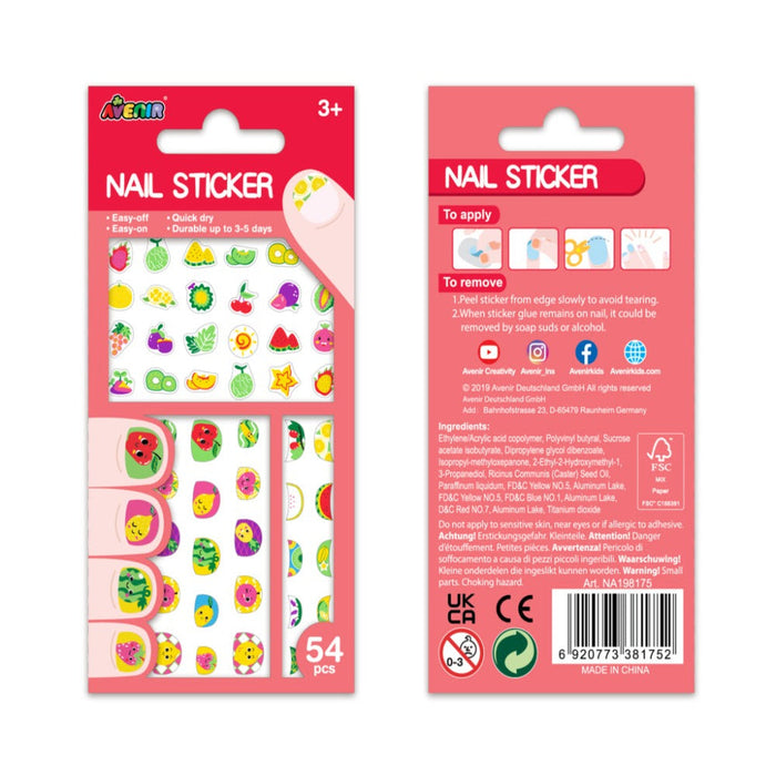 Avenir Small Nail Stickers-Arts & Crafts-Avenir-Toycra