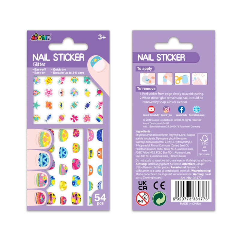 Avenir Small Nail Stickers
