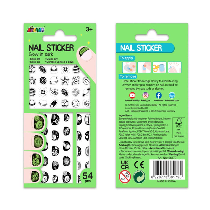 Avenir Small Nail Stickers-Arts & Crafts-Avenir-Toycra