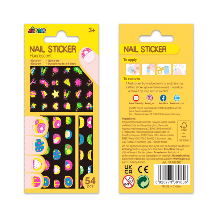 Avenir Small Nail Stickers-Arts & Crafts-Avenir-Toycra