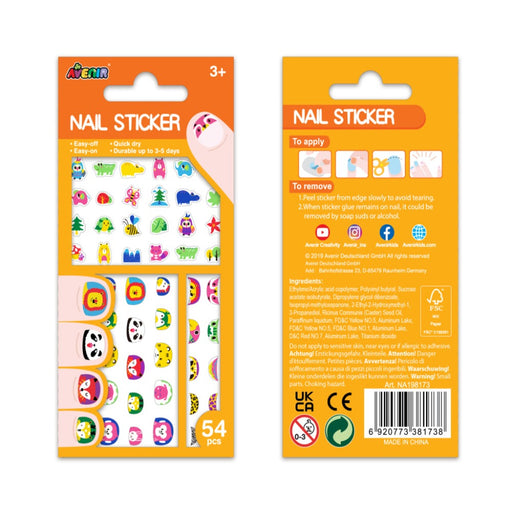 Avenir Small Nail Stickers-Arts & Crafts-Avenir-Toycra