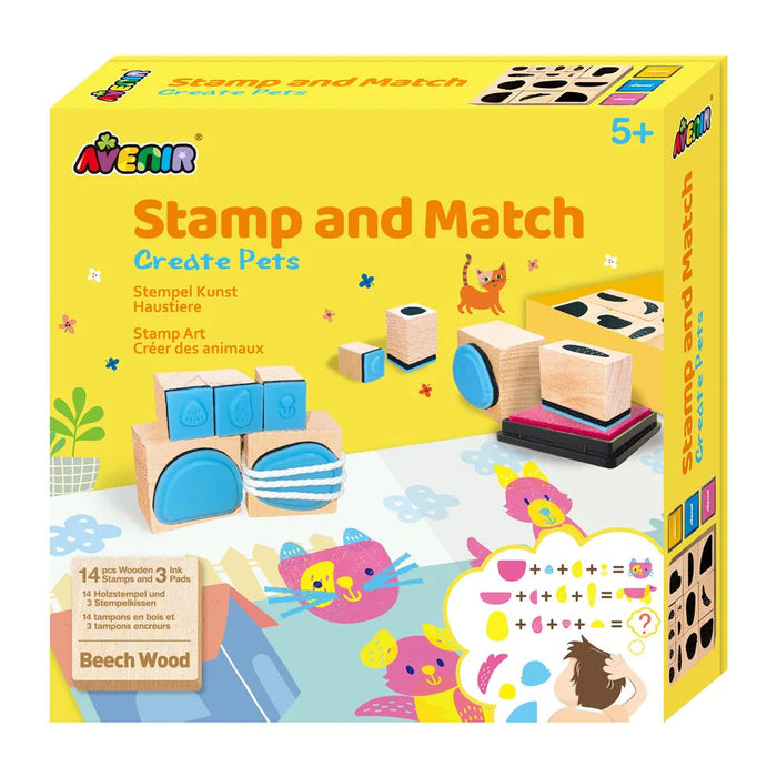 Avenir Stamp Match-Arts & Crafts-Avenir-Toycra