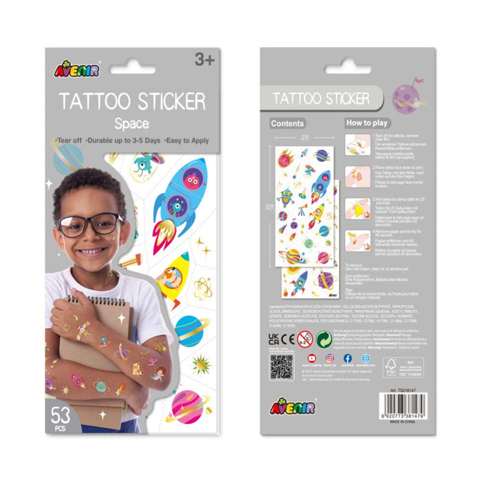 Avenir Tattoo Sticker-Arts & Crafts-Avenir-Toycra