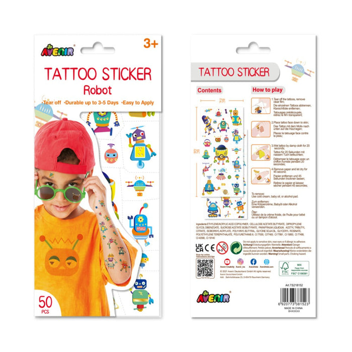 Avenir Tattoo Sticker-Arts & Crafts-Avenir-Toycra