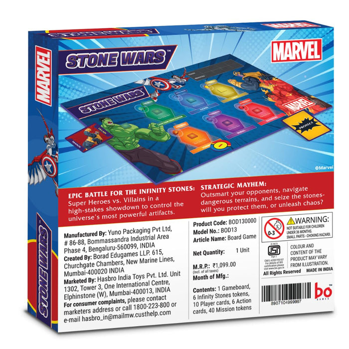 BO Games Marvel Avengers Stone Wars-Board Games-Marvel-Toycra