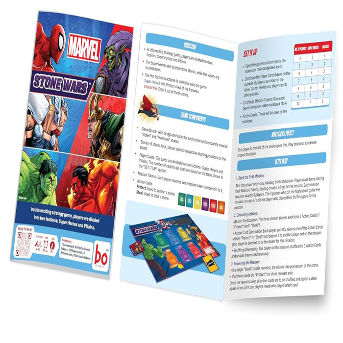 BO Games Marvel Avengers Stone Wars-Board Games-Marvel-Toycra
