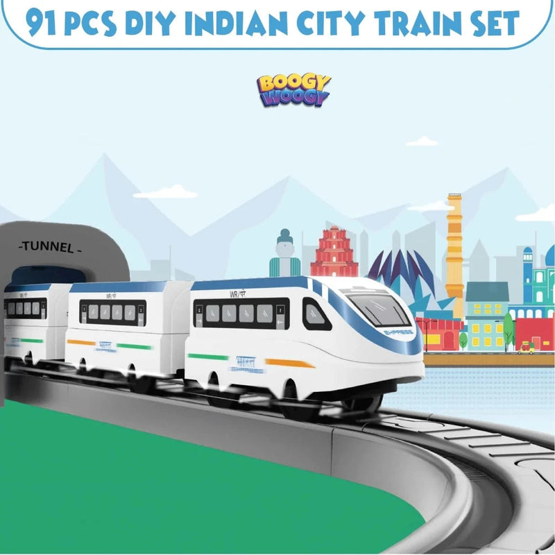 BOOGY WOOGY Diy Indian City Train Set