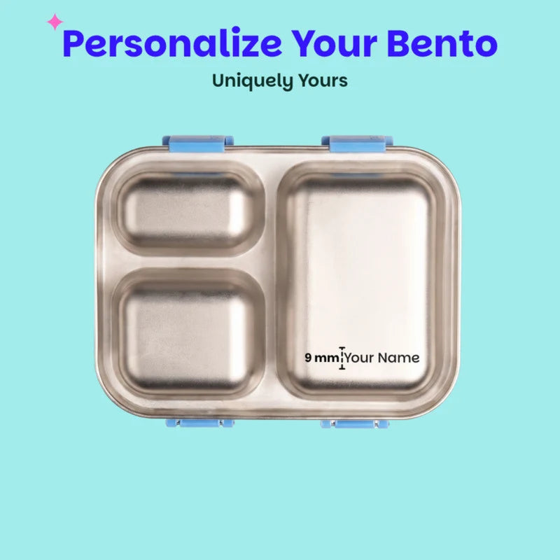 Basil Bento Lite 3 Section Lunch Box - 780ml