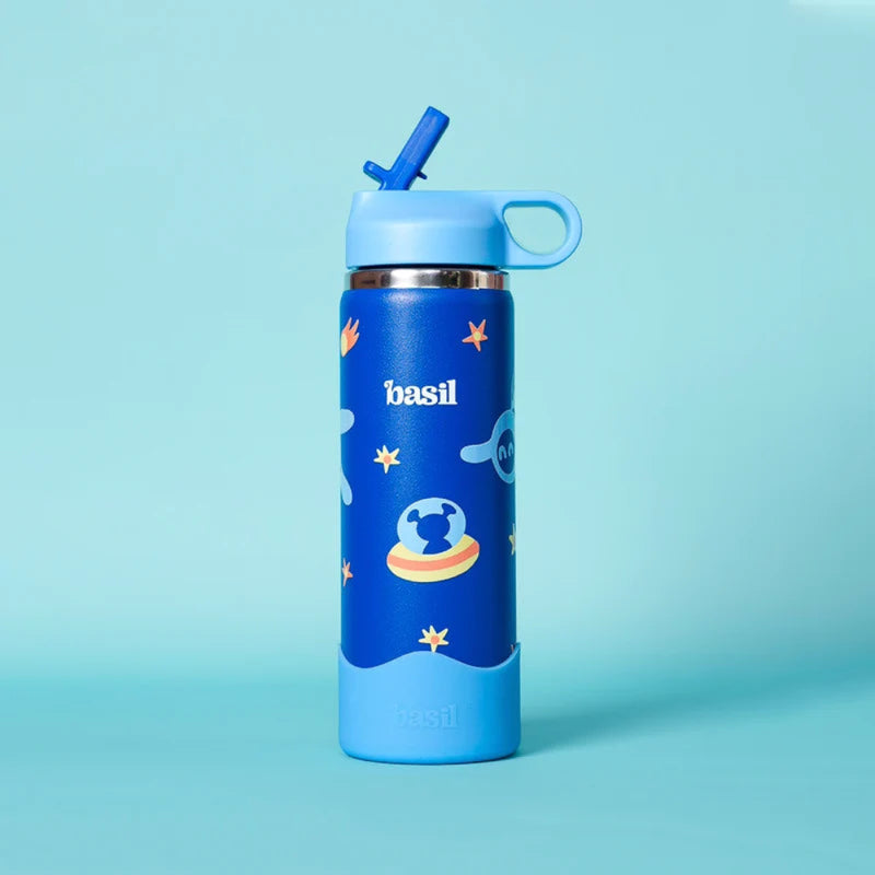 Basil HydraFizz Insulated Stainless Steel Water Bottle -600ml