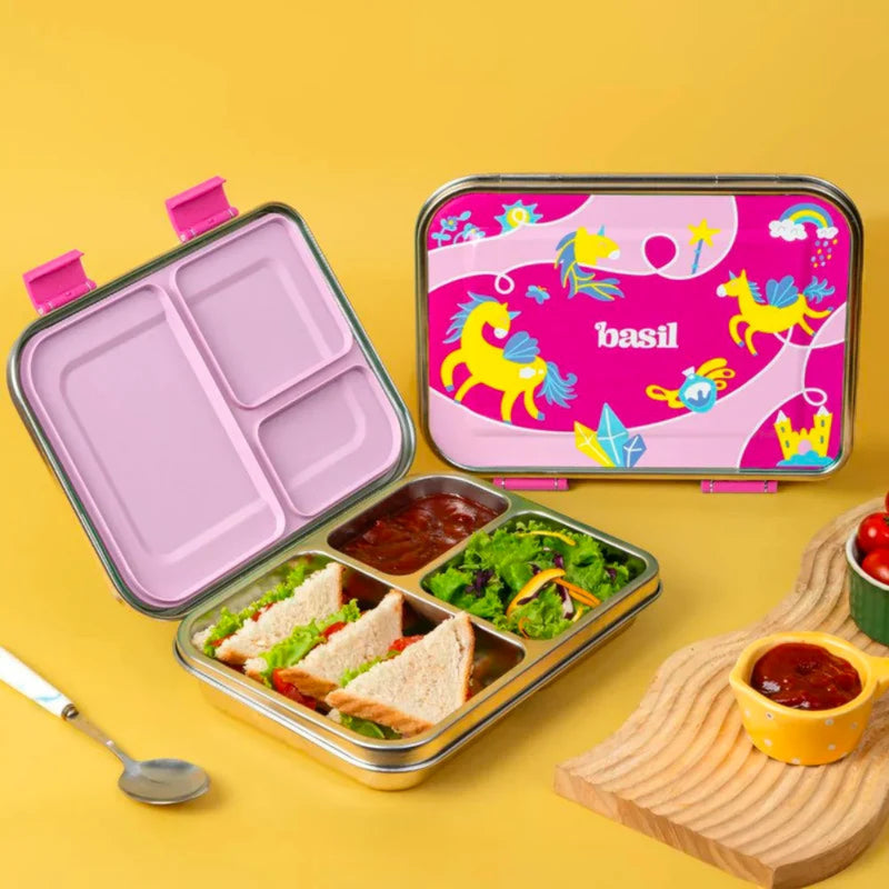 Basil Bento Neo 3 Section Lunch Box-1200ML