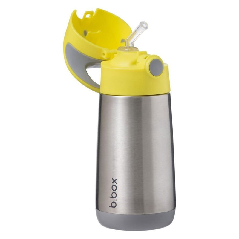 B.box Insulated Straw Sipper Drink Water Bottle 350ml