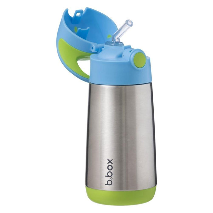 B.box Insulated Straw Sipper Drink Water Bottle 350ml-LunchBox & Water Bottles-B.box-Toycra