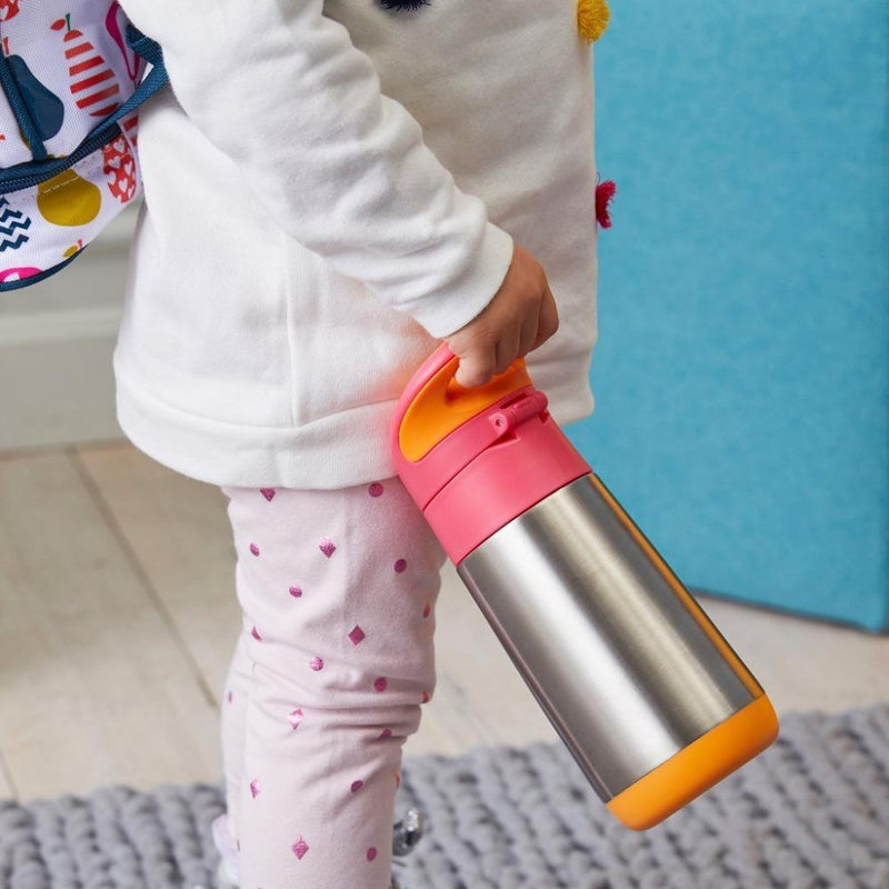 B.box Insulated Straw Sipper Drink Water Bottle 350ml