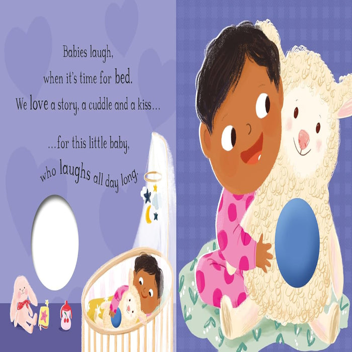 Babies Laugh All Day Long-Board Book-Pan-Toycra