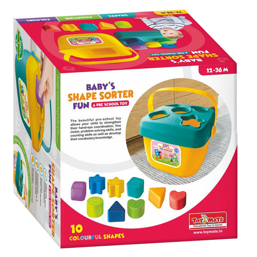 Baby Shape Sorter Fun – Interactive Educational Toy for Toddlers (12–36 Months)-simple-Toymate-Toycra
