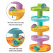 Baby Spiral Fun – 5-Tier Ball Drop Toy-simple-Toymate-Toycra